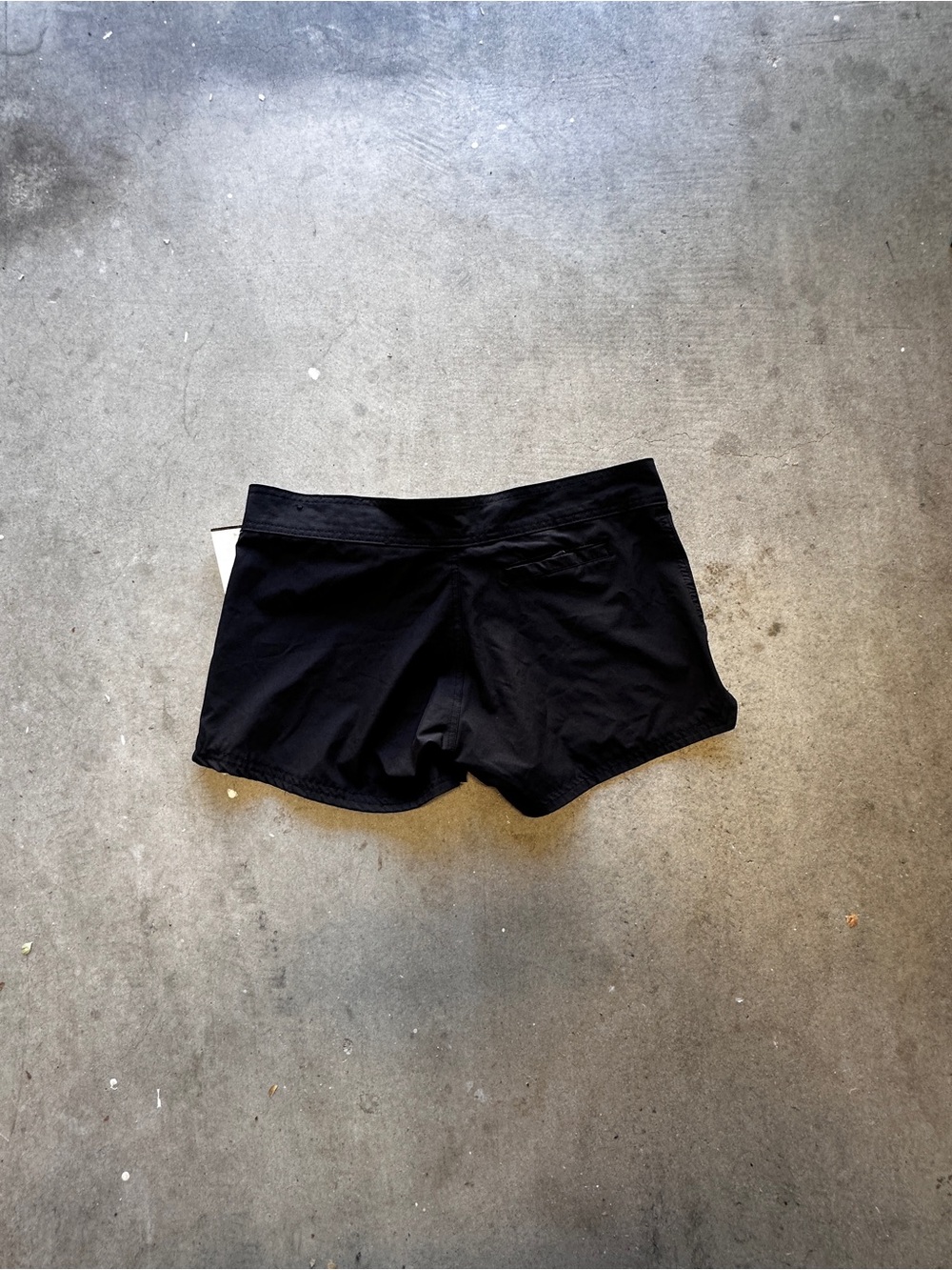 burnside Black Women's Athletic Shorts - Low-Rise Sport Cut